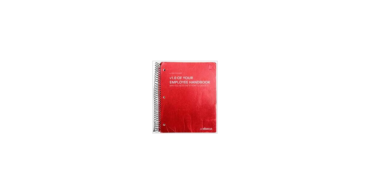 How to create v 1.0 of your employee handbook