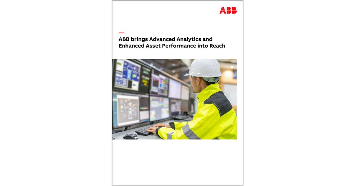 ABB brings Advanced Analytics and Enhanced Asset Performance into Reach, Free ABB White Paper - Vimarsana News