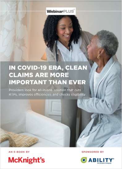 IN COVID-19 ERA, CLEAN CLAIMS ARE MORE IMPORTANT THAN EVER