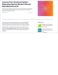 Lessons From Scattered Spider: Defending Against Modern Attacks With Behavioural AI