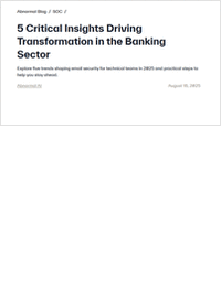5 Critical Insights Driving Transformation in the Banking Sector
