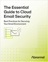 The Essential Guide to Cloud Email Security