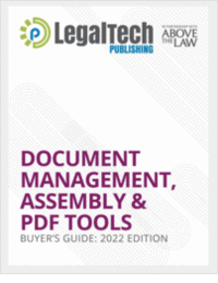 Legal Document Management Buyer's Guide: 2022 Edition