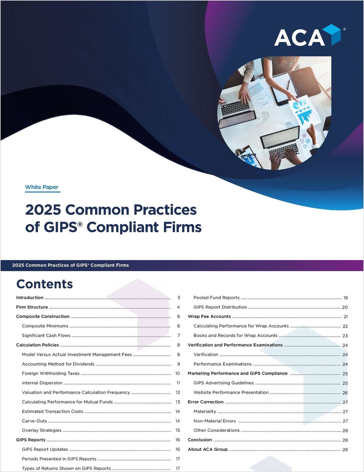 2025 Common Practices for GIPS Compliant Firms