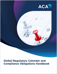 Global Regulatory Calendar and Compliance Obligations Handbook