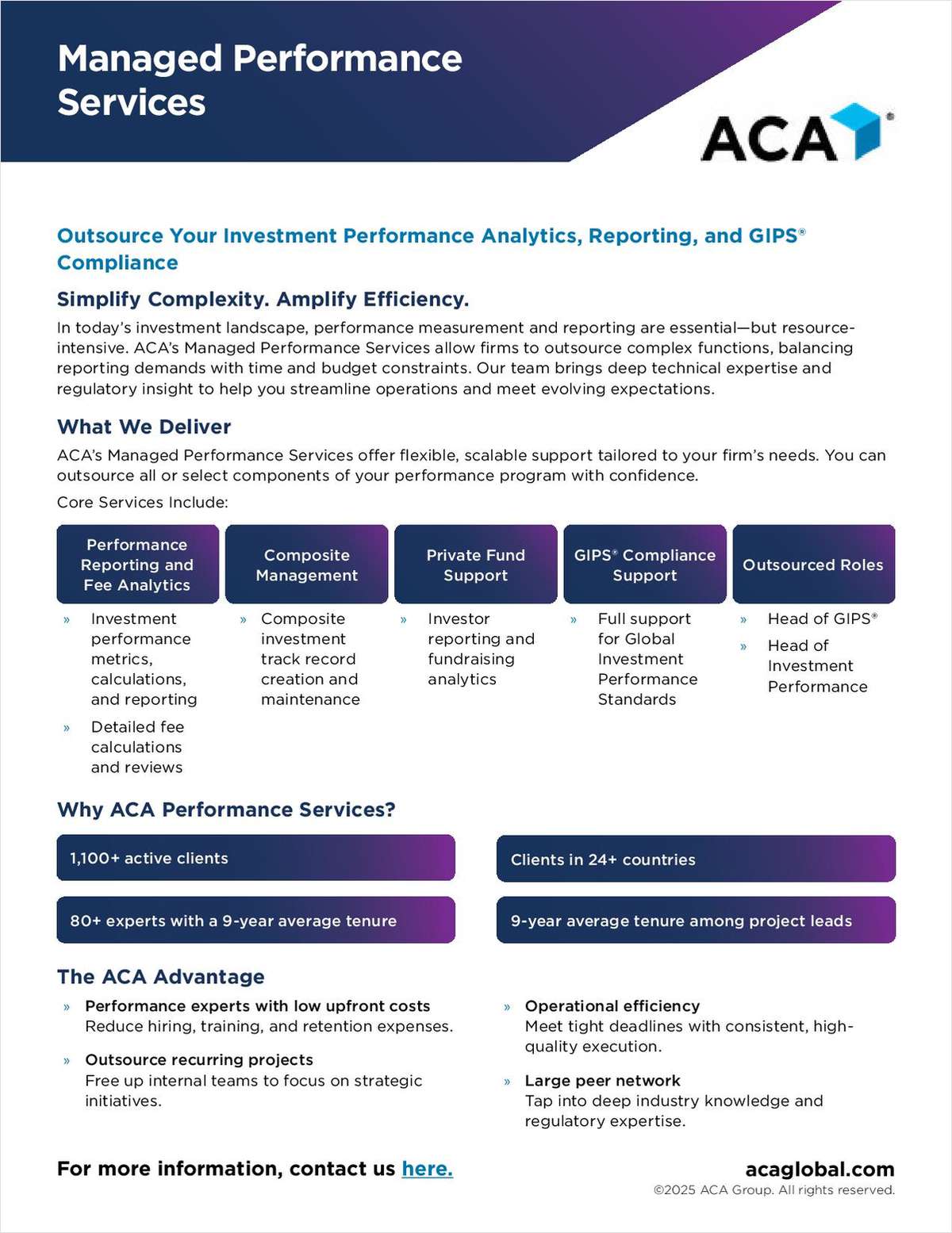 Outsource Your Investment Performance Analytics, Reporting, and GIPS® Compliance