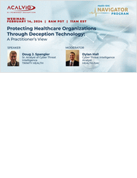 Protecting Healthcare Organization Through Deception Technology