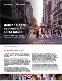 Deliver a data Approach for an AI Future
