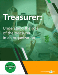 Treasurer - Understand the Role of the Treasurer in an Organization (a $35 Value) FREE!