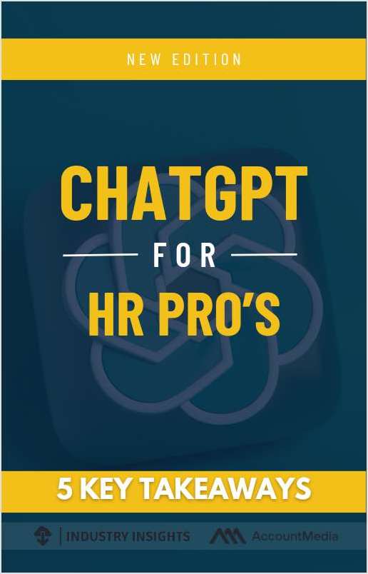 ChatGPT for HR Pro's: 5 Key Takeaways