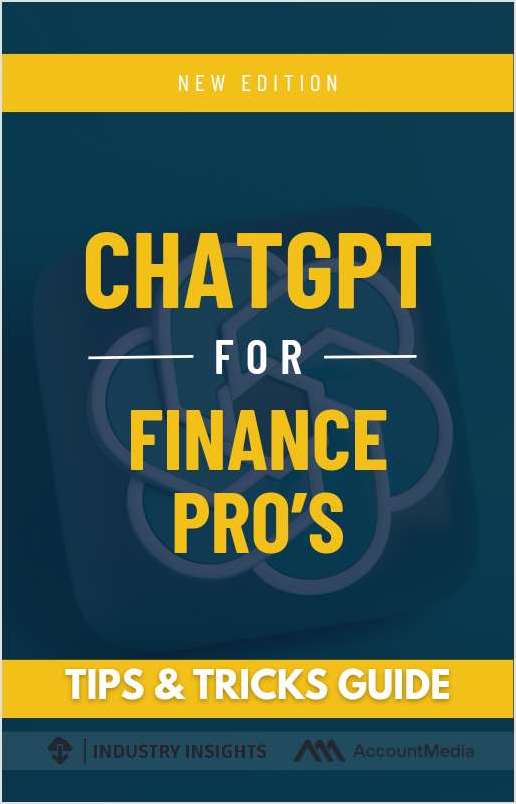 ChatGPT for Finance Pro's: Tips & Tricks Guide