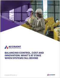 Balancing Control, Cost and Innovation: What's at Stake When Systems Fall Behind