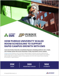 How Purdue University Scaled Room Scheduling To Support Rapid Campus Growth With Accruent EMS