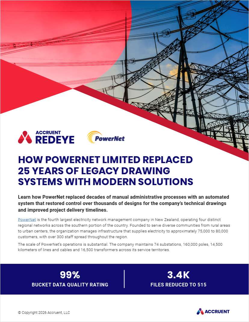 How PowerNet Limited Replaced 25 Years of Legacy Drawing Systems with Modern Solutions