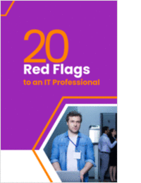 20 Red Flags to an IT Professional