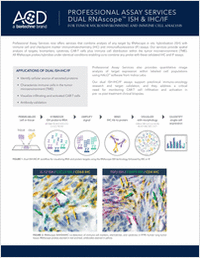 双RNAscope ISH和IHC/IF用于肿瘤微环境和免疫细胞分析