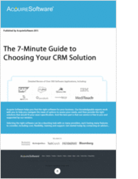 The 7-Minute Guide To Choosing Your CRM Solution