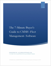 The 7-Minute Buyer's Guide to Fleet Management CMMS Solutions