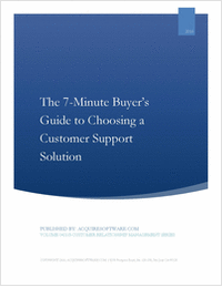 7-Minute Buyer's Guide: Selecting the Right Customer Support and Helpdesk Solution. Effective customer support, issue tracking, and helpdesk platforms