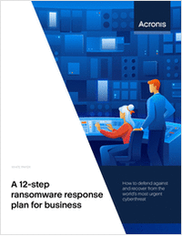 12-step ransomware response plan