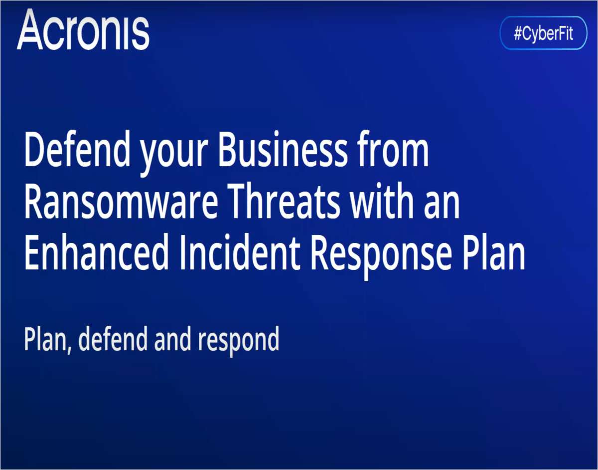 Defend your business from ransomware with an enhanced incident response plan' On-demand Virtual Workshop.