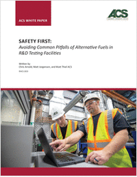 Safety First: Avoiding Common Pitfalls of Alternative Fuels in R&D Testing Facilities