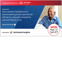 Case study: How resident feedback and benchmarking drove operational efficiency, reduced complaints and built family trust