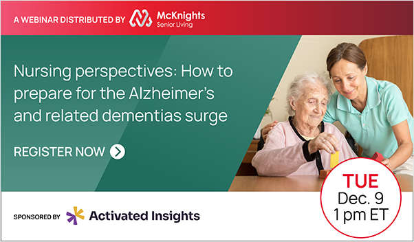 Nursing perspectives: How to prepare for the Alzheimer's and related dementias surge