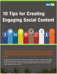 10 Tips for Creating Social Engaging Social Content