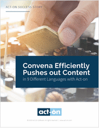 Convena Delivers Content in 9 Different Languages with Act-On