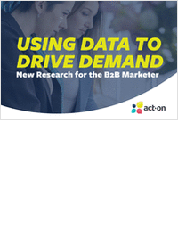 Using Data to Drive Demand: New Research for the B2B Marketer