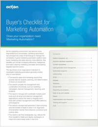 Buyers Checklist for Marketing Automation