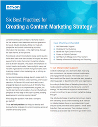 Best Practices for Creating a Content Marketing Strategy