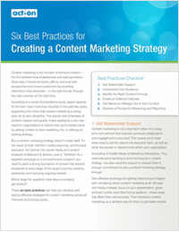 6 Best Practices for Creating a Content Marketing Strategy