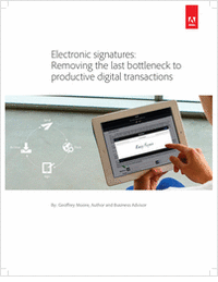 Electronic Signatures: Removing the Last Bottleneck to Productive Digital Transactions