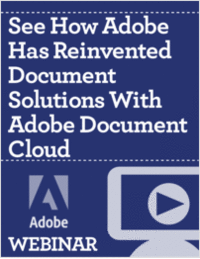 See How Adobe Has Reinvented Document Solutions With Adobe Document Cloud