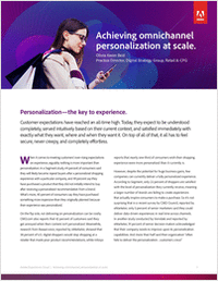 Achieving Omnichannel Personalization at Scale