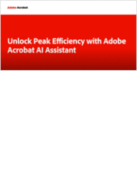 Unlock Peak Efficiency with Adobe Acrobat AI Assistant