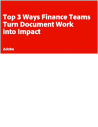 Top 3 Ways Finance Teams Turn Document Work into Impact