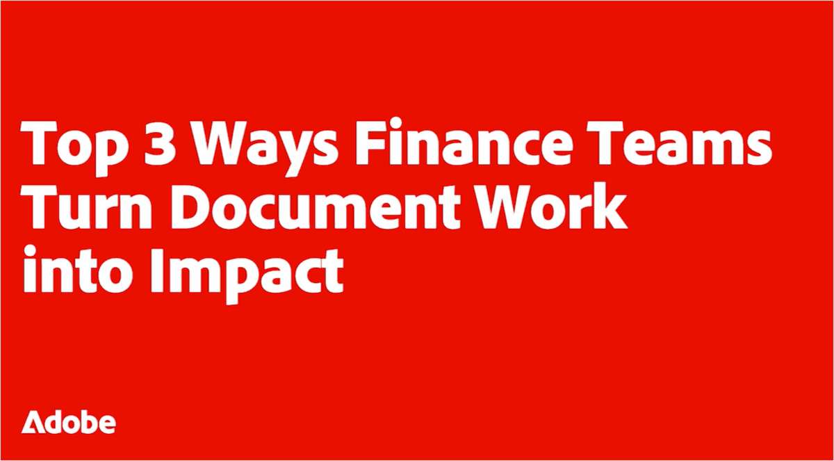 Top 3 Ways Finance Teams Turn Document Work into Impact