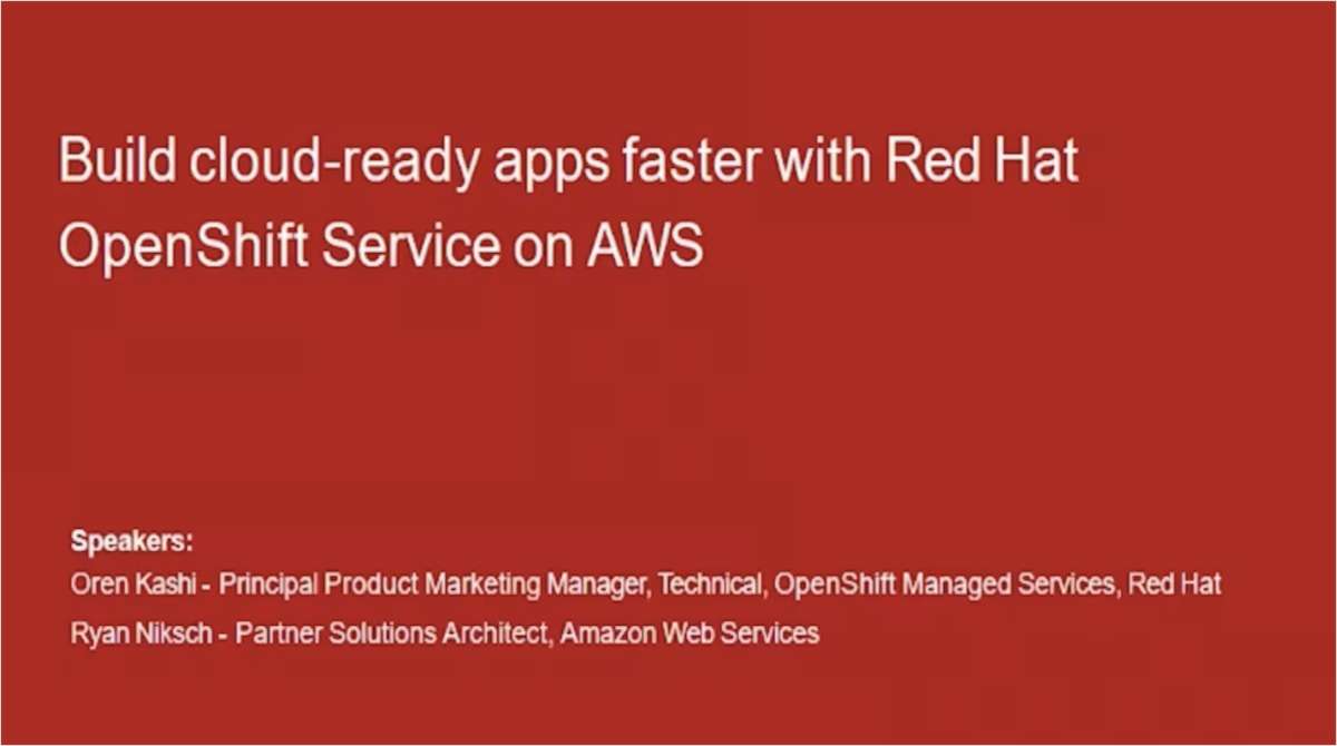 Accelerate Your Cloud-Ready Apps