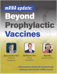 mRNA Update: Beyond Prophylactic Vaccines