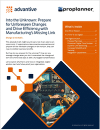 Into the Unknown: Prepare for Unforeseen Changes and Drive Efficiency with Manufacturing's Missing Link