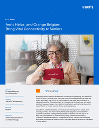 Aeris Helps and Orange Belgium Bring Vital Connectivity to Seniors