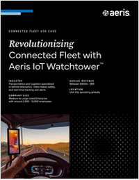 Revolutionizing Connected Fleet with Aeris IoT Watchtower™