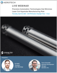 Precision Automation Technologies that Minimize Laser Cut Hypotube Manufacturing Risk
