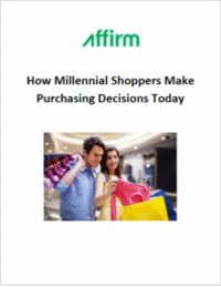 How Millennial Shoppers Make Purchase Decisions Today