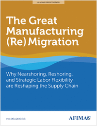 The Great Manufacturing (Re) Migration