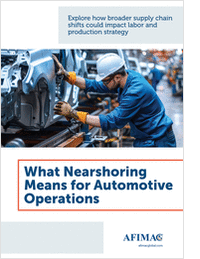 What Nearshoring Means for Automotive Operations