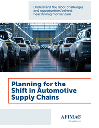 Planning for the Shift in Automotive Supply Chains